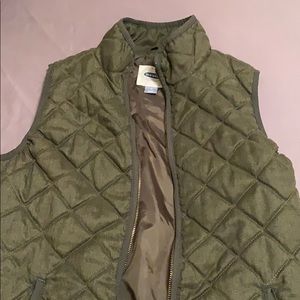 Green old navy vest